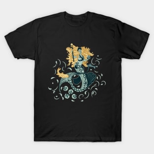 Gothic Mermaid Witch T-Shirt